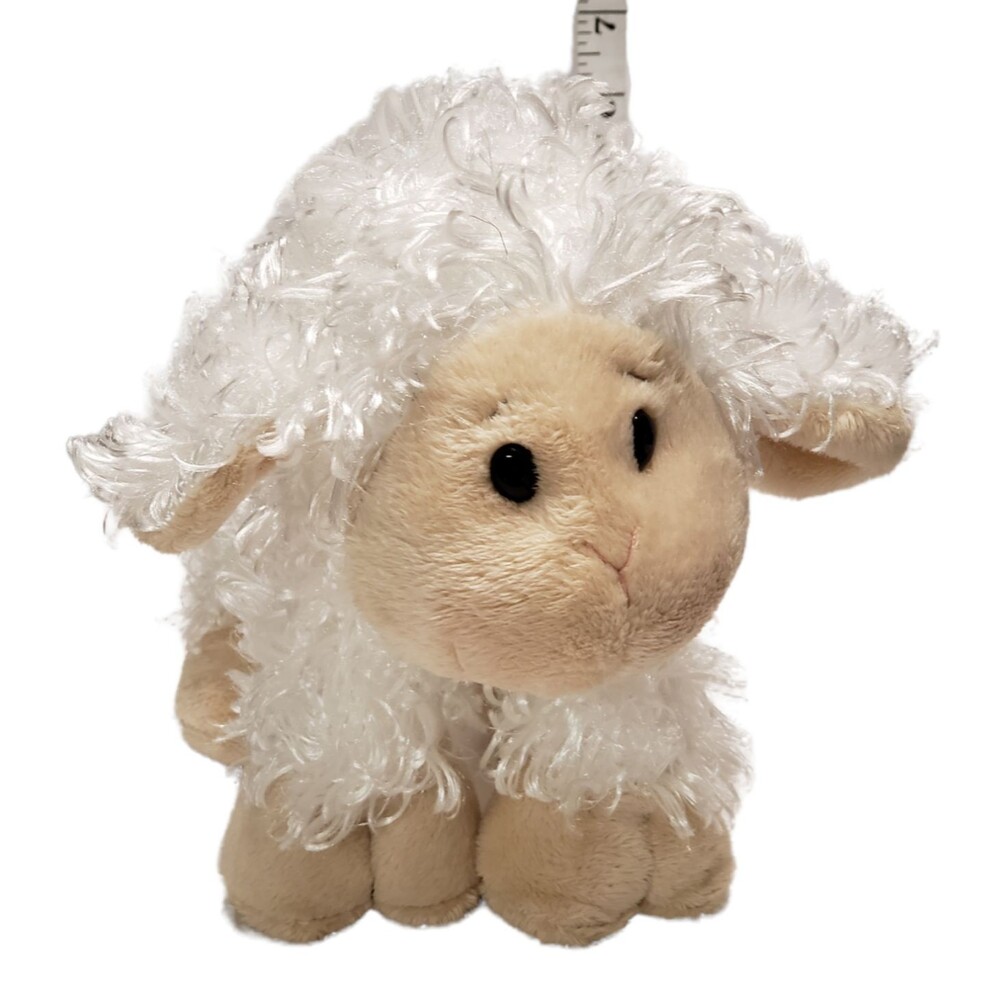 White Lamb Stuffed Animal Plush Toy GANZ Webkinz Sheep Easter HM201